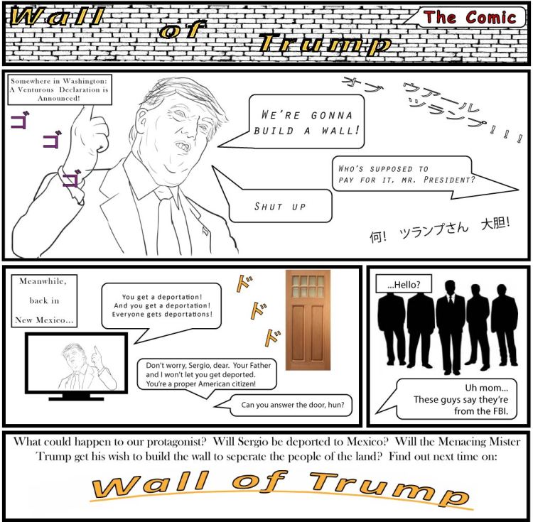 wall of trump comic